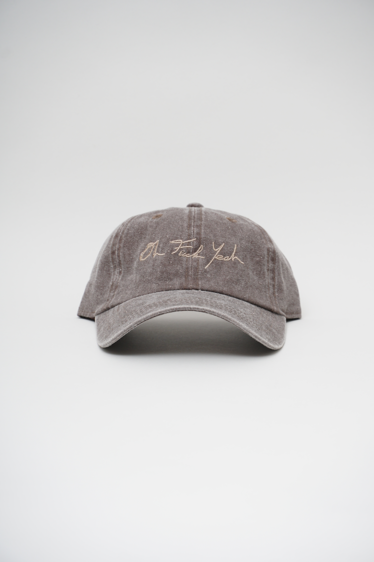 Signature Hat - Stonewash Chocolate