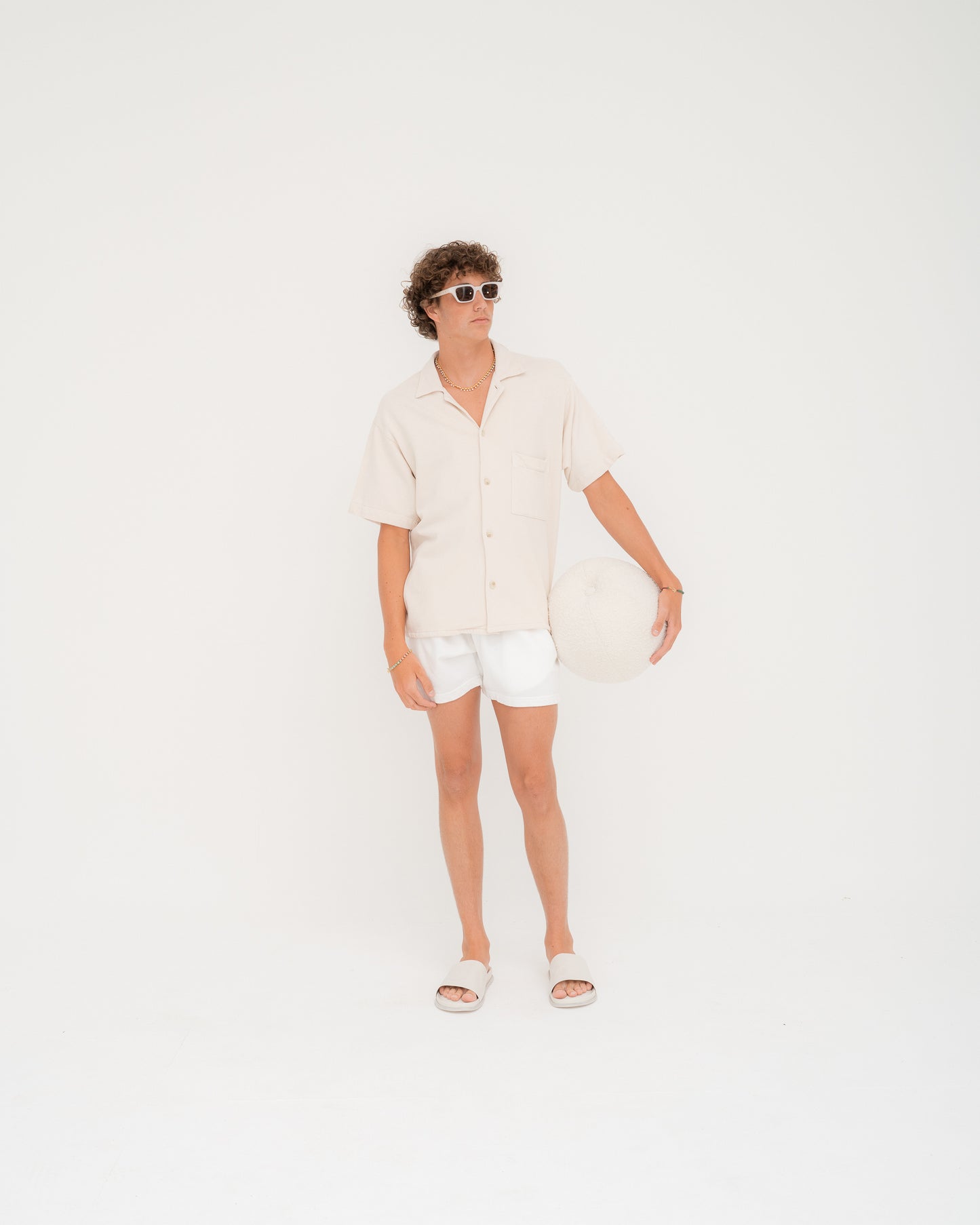 Terry Linen S/S - Arctic Wolf