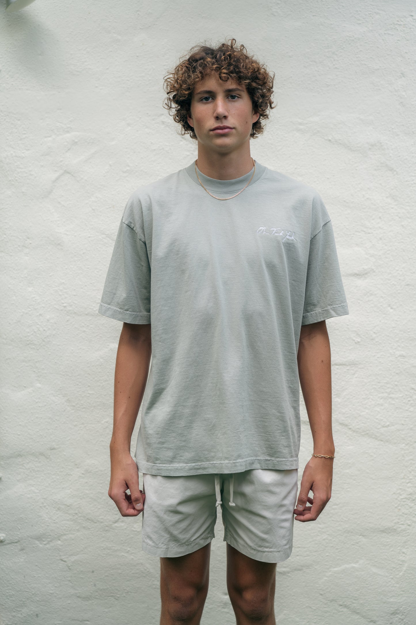 Classic Signature Tee - Sage