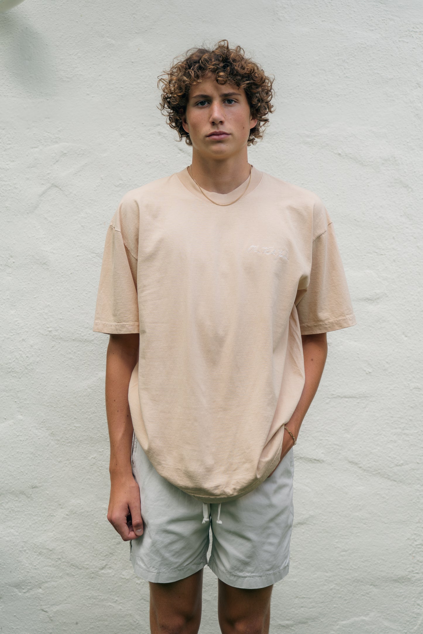 Classic Signature Tee - Sand