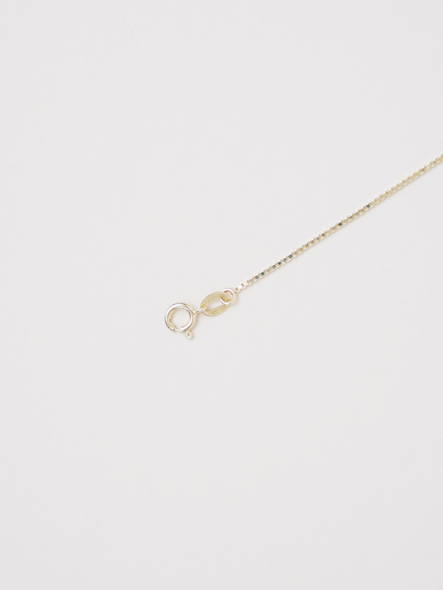 20" Box Necklace - Yellow Gold .8 MM