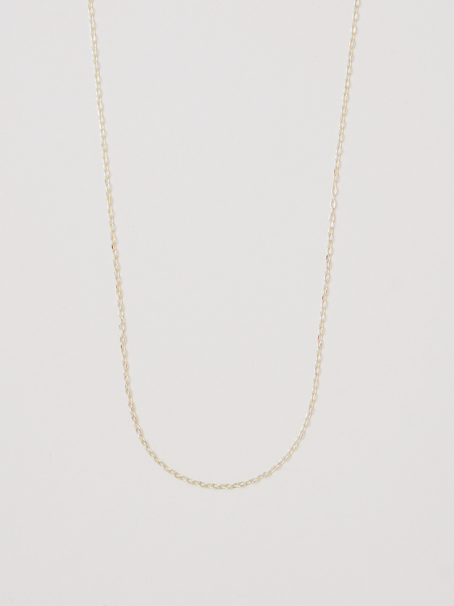 20" Mini Tiffany Necklace - Yellow Gold