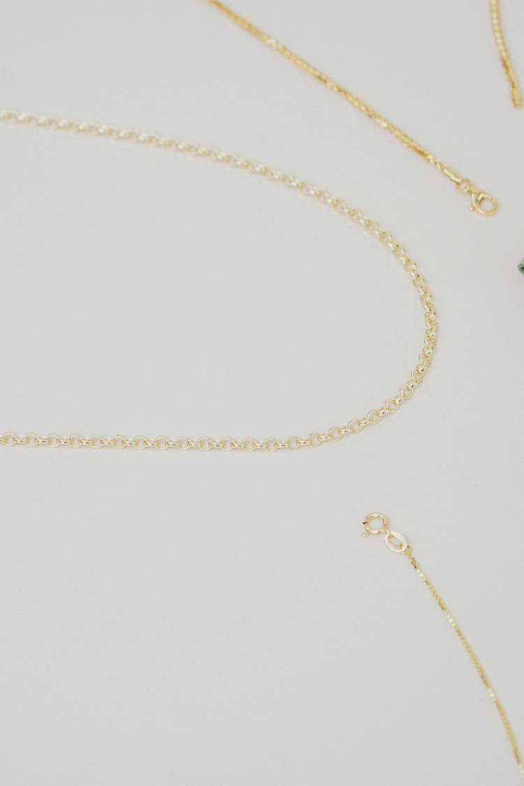 18" XS Rolo Necklace - Yellow Gold