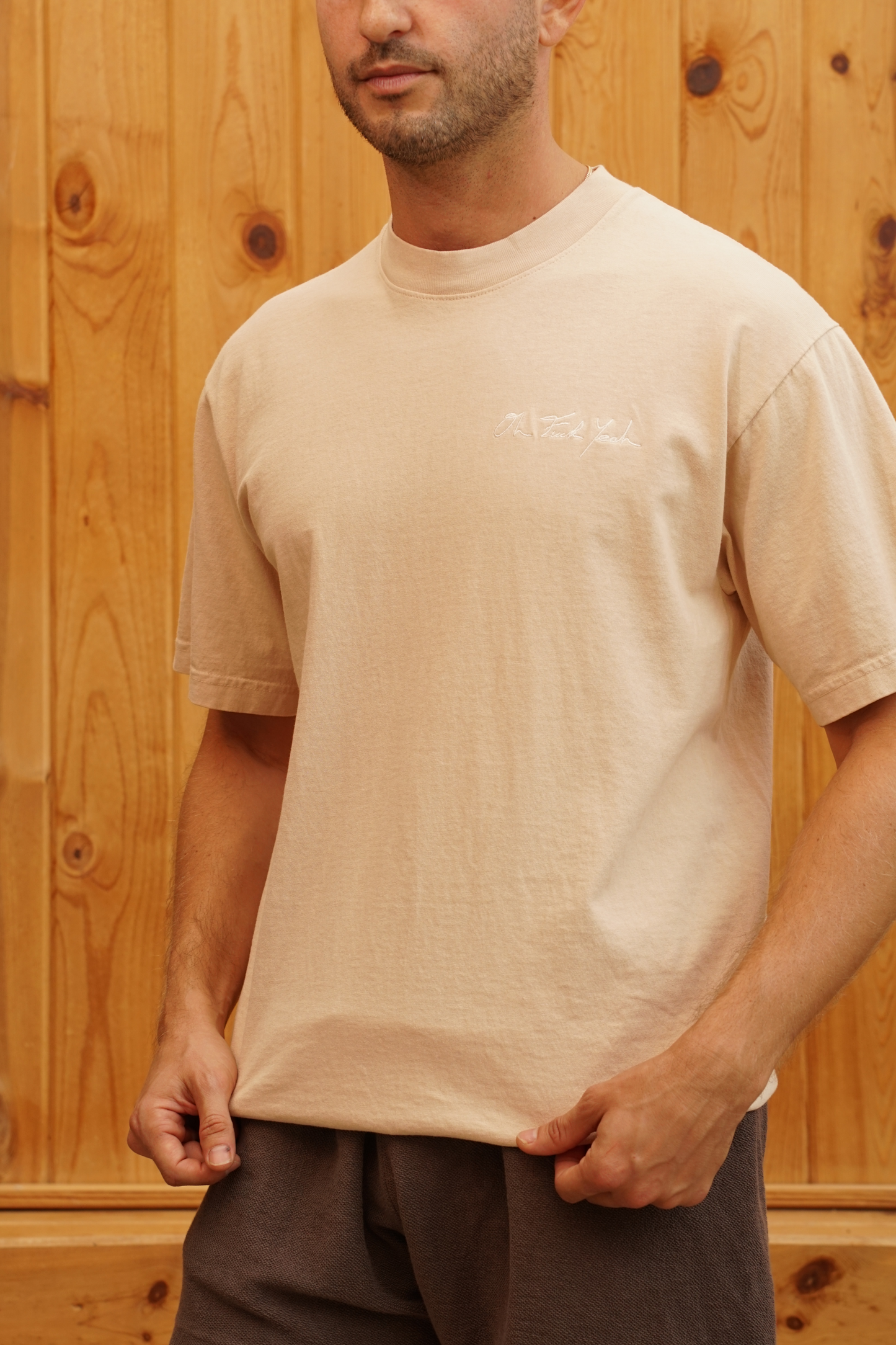 Classic Signature Tee - Sand