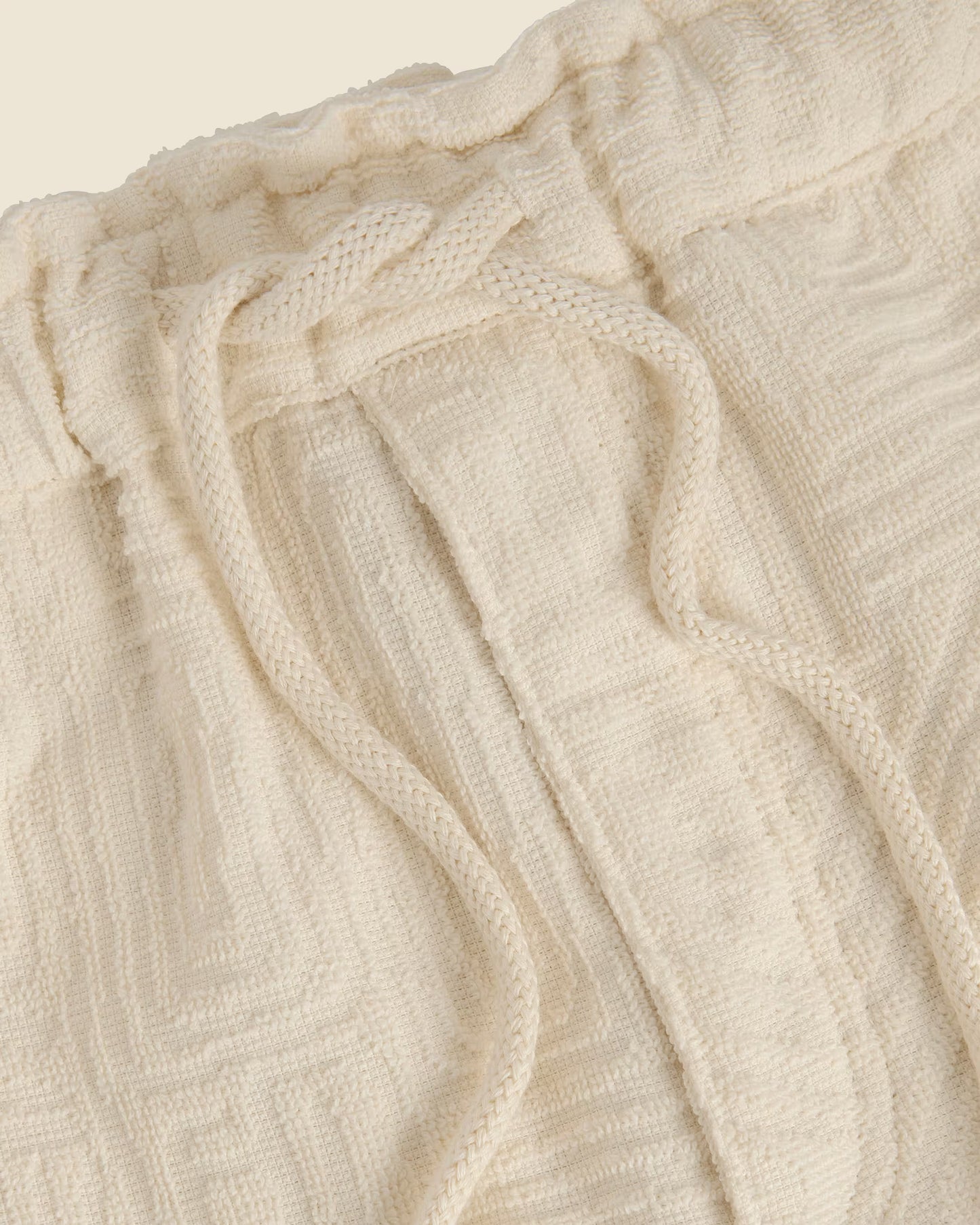 Cream Golconda Terry Shorts