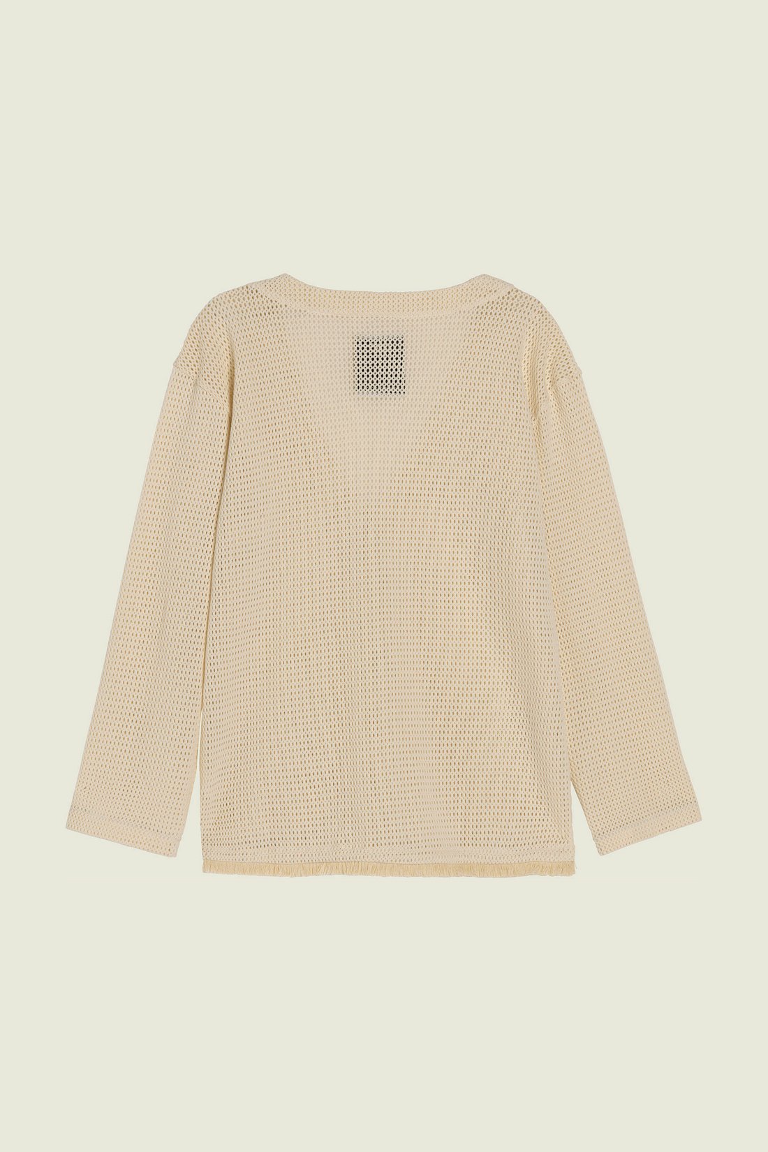 ECRU NET CARDIGAN