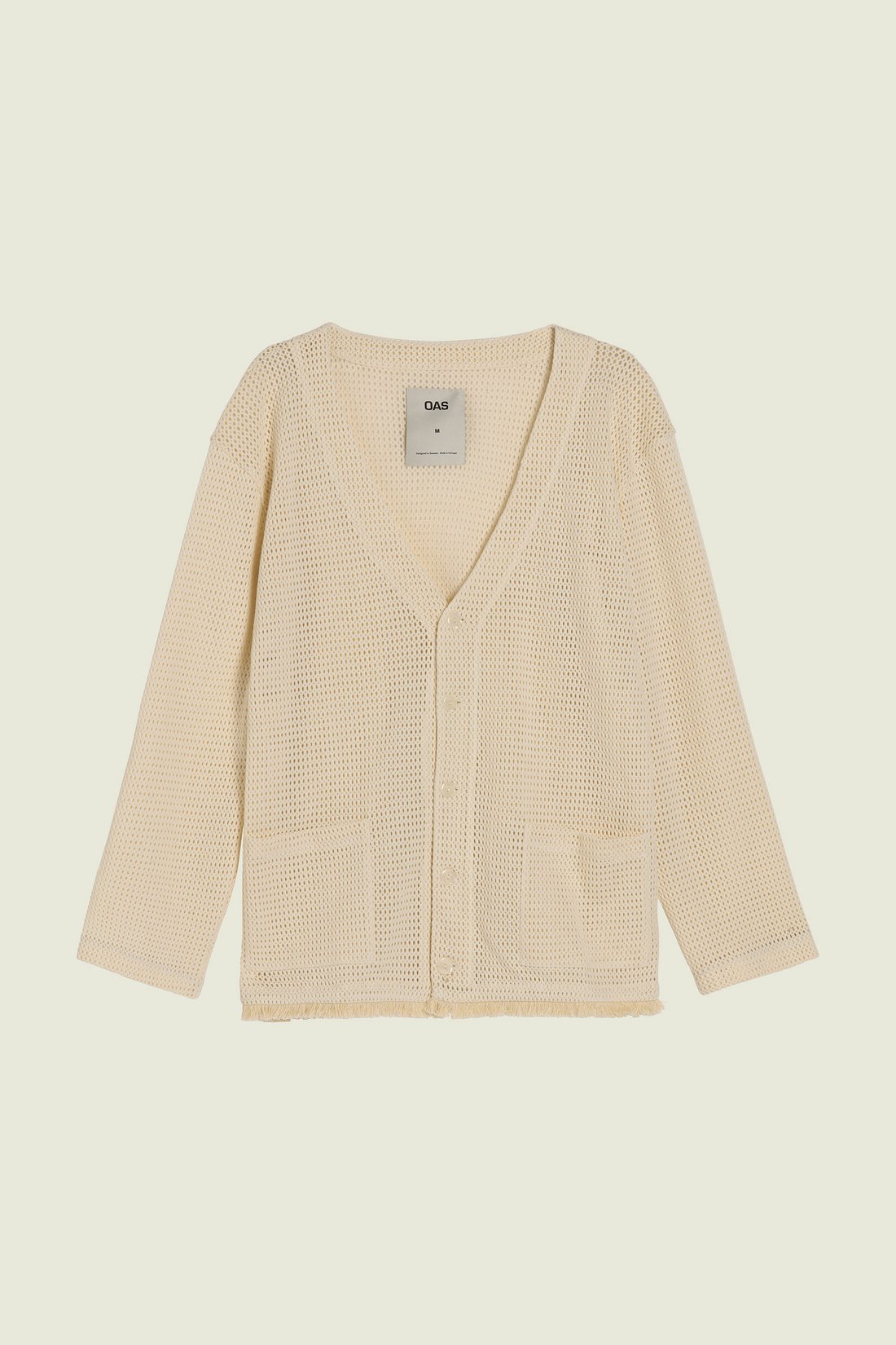 ECRU NET CARDIGAN