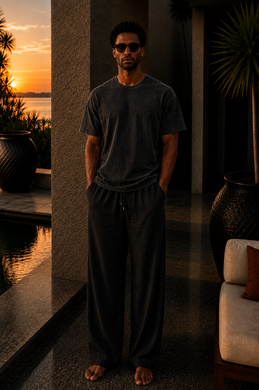 Essential Tee - Midnight Mangrove