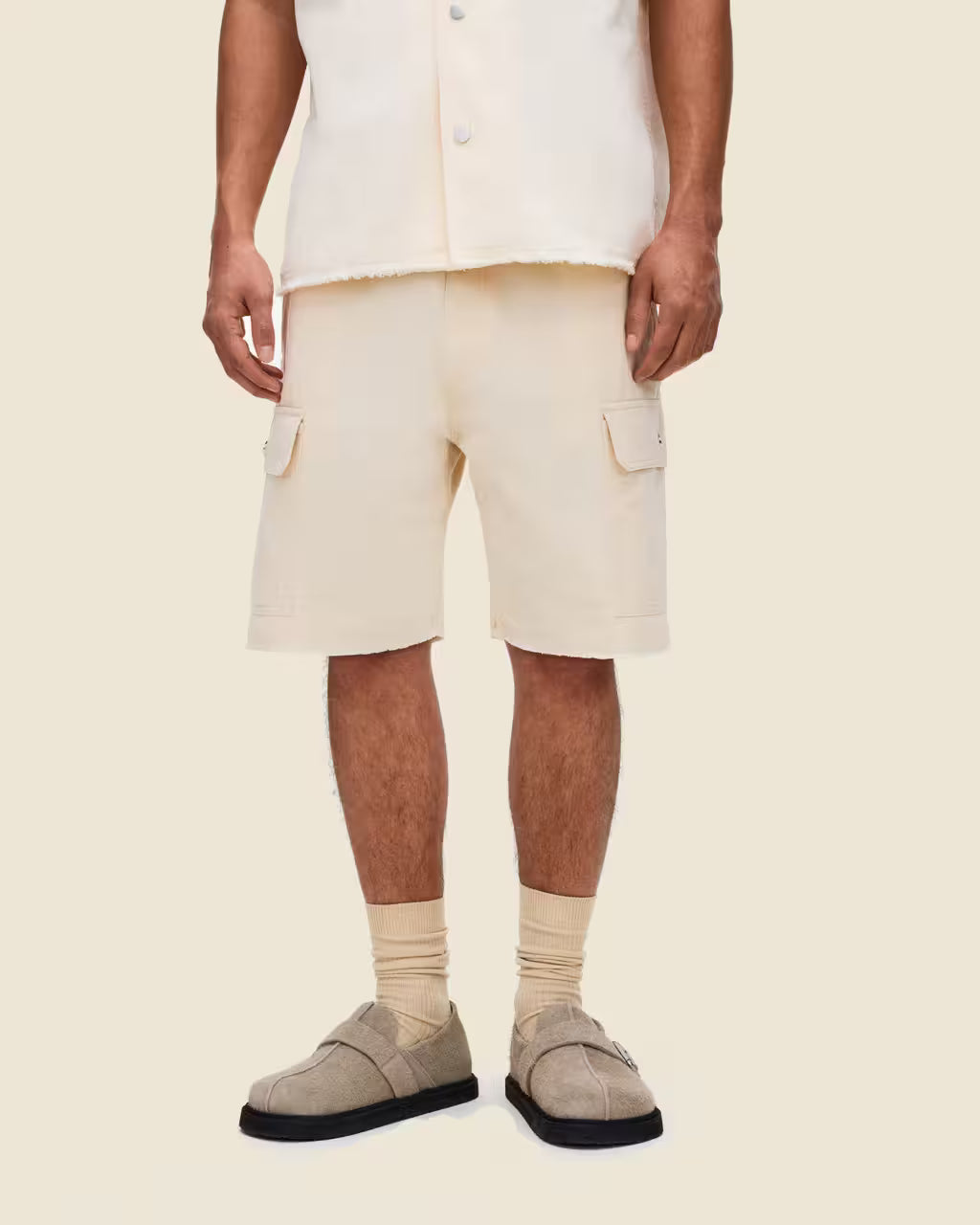 Ecru Mitty Canvas Short