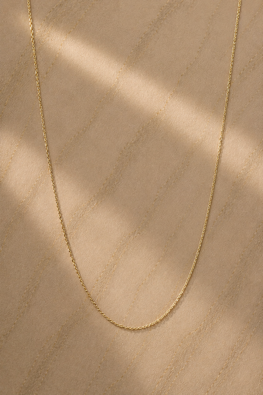 20" Mini Cable Necklace - 14K Gold