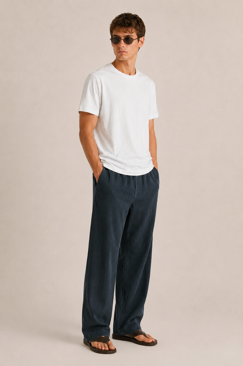 Luxe Supima Tee - Wispy Cloud