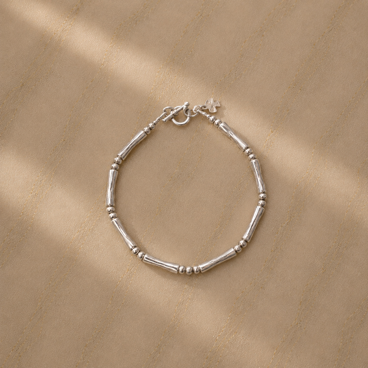 Bamboo Bracelet- Sterling Silver