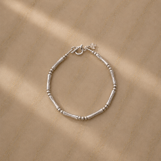 Bamboo Bracelet- Sterling Silver