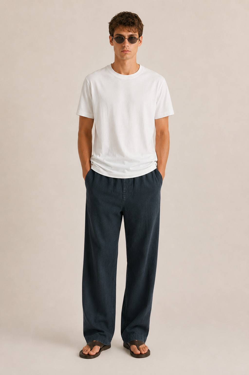 Luxe Supima Tee - Wispy Cloud
