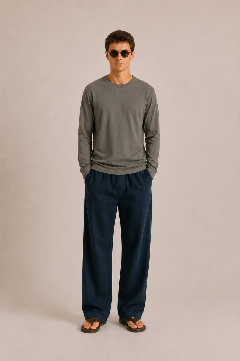 Luxe Supima L/S - Velvet Palm