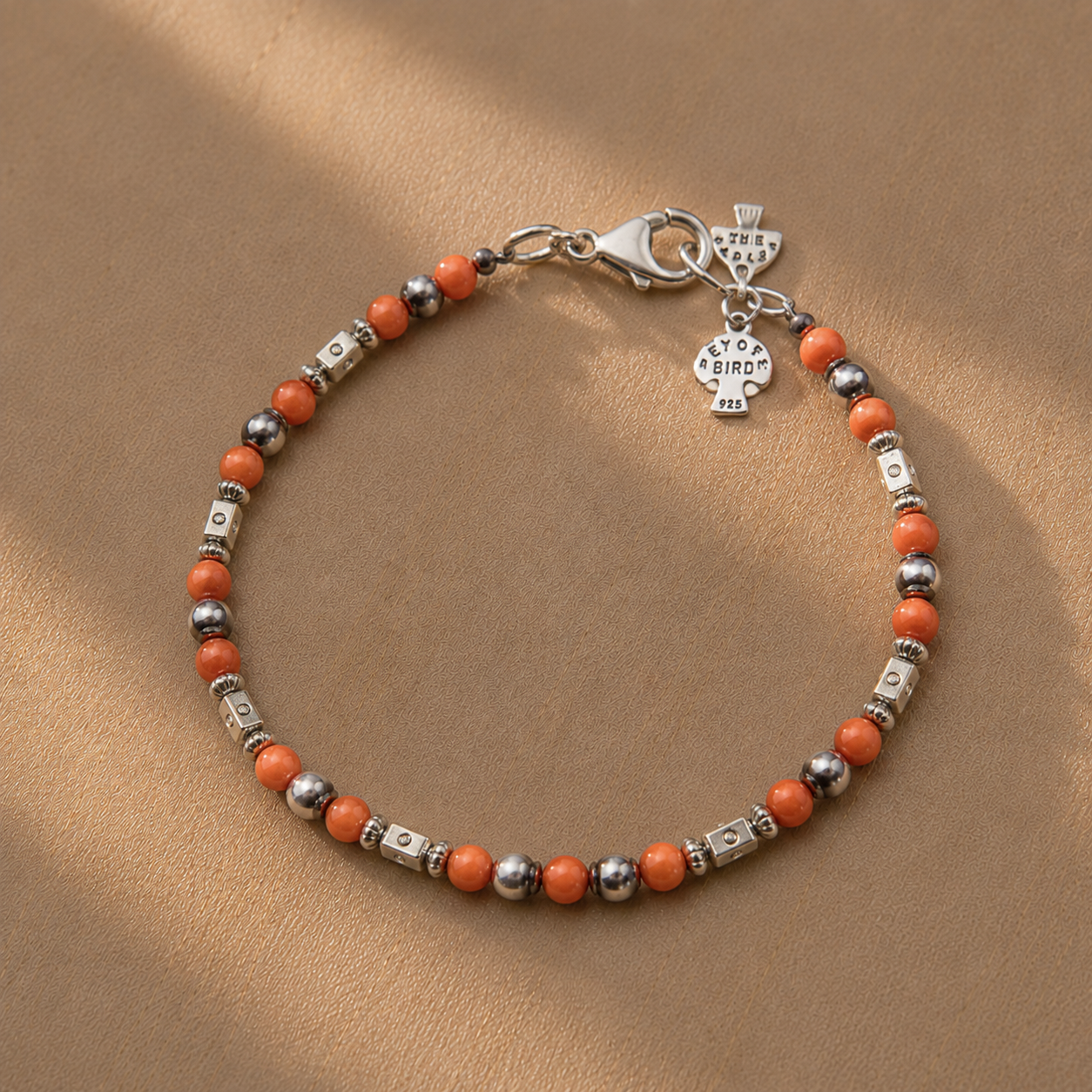 Collins Bracelet - Coral