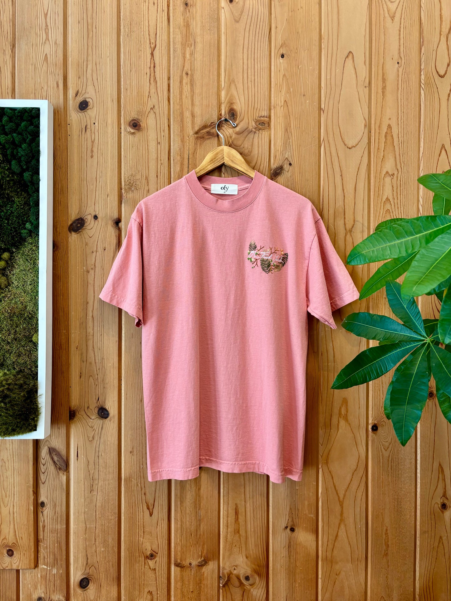 Signature Tee - Coral Palm