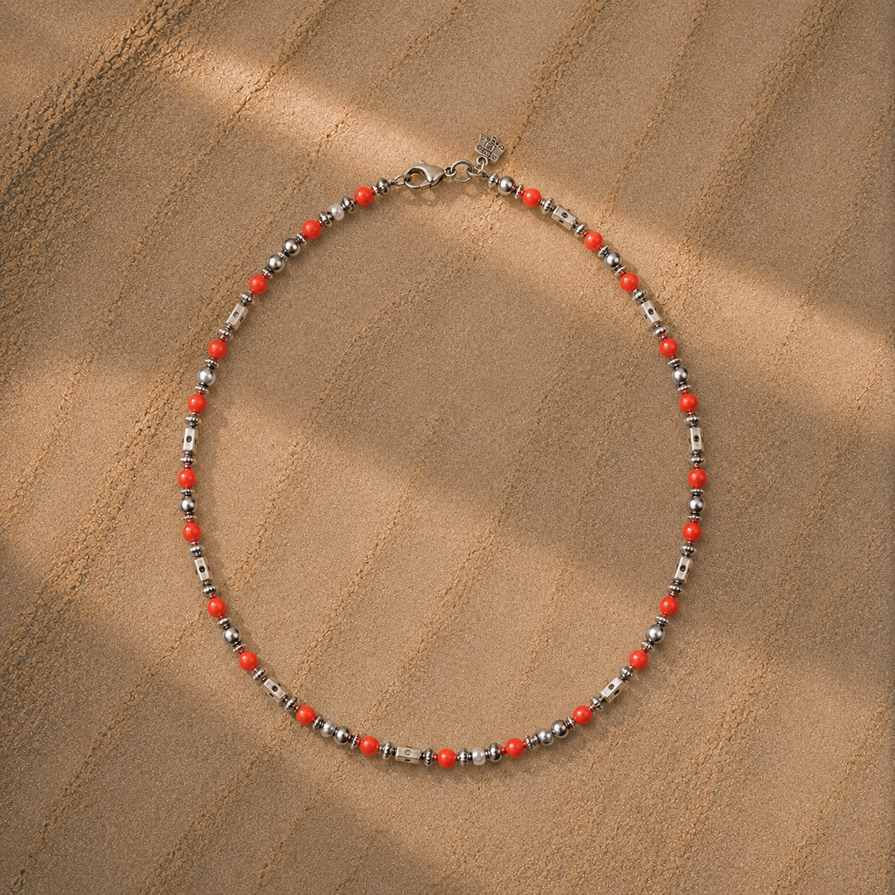Collins Necklace - Coral
