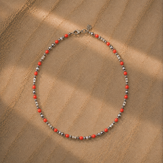 Collins Necklace - Coral
