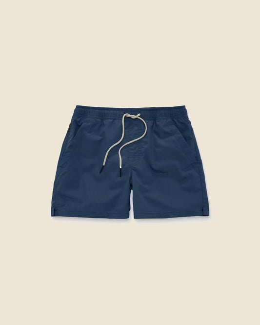 Navy Nylon Swim
