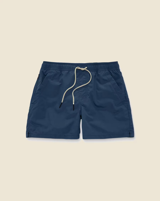 Navy Nylon Swim