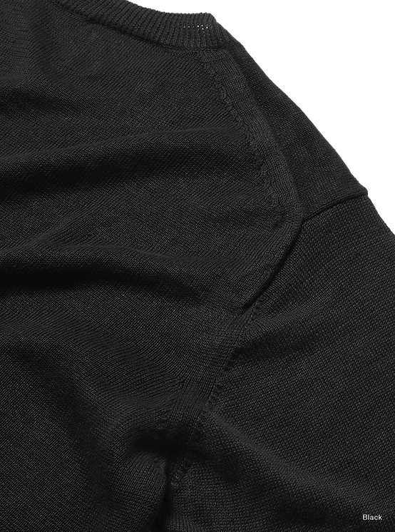 Crew Neck Short Sleeve - Black
