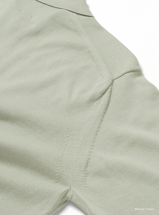 Caribbean Sea Island Cotton Polo - Seafoam