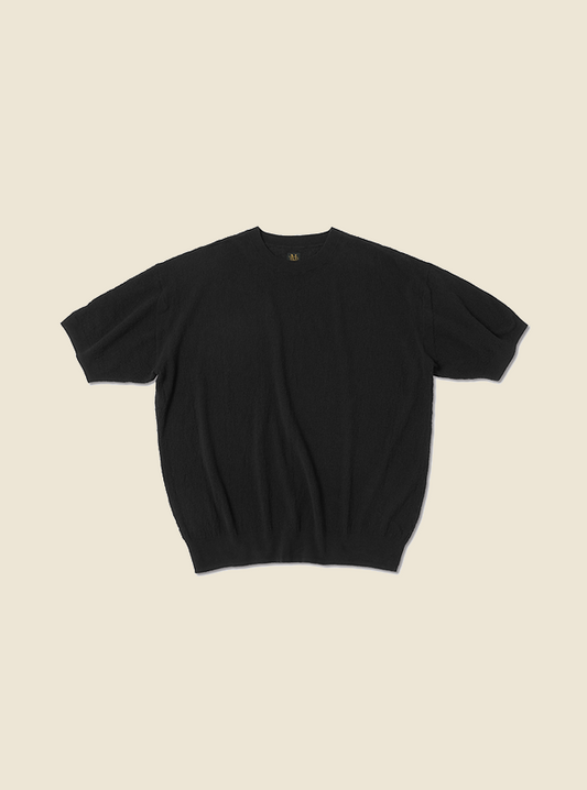 Crew Neck Short Sleeve - Black
