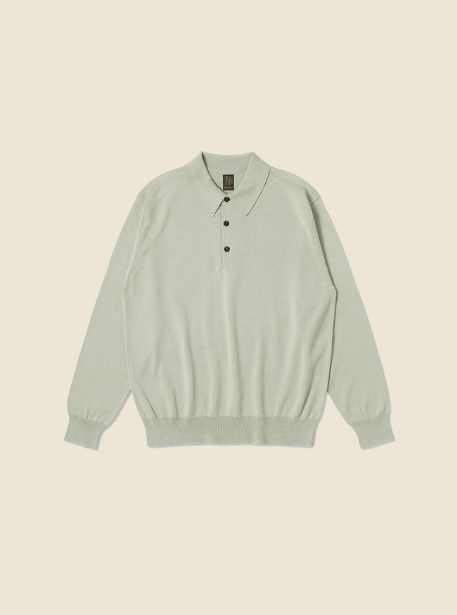 Caribbean Sea Island Cotton Polo - Seafoam