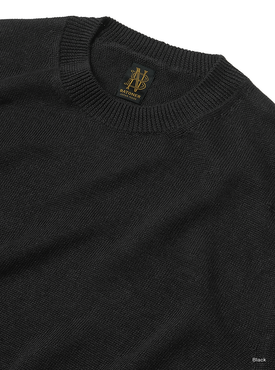 Crew Neck Short Sleeve - Black