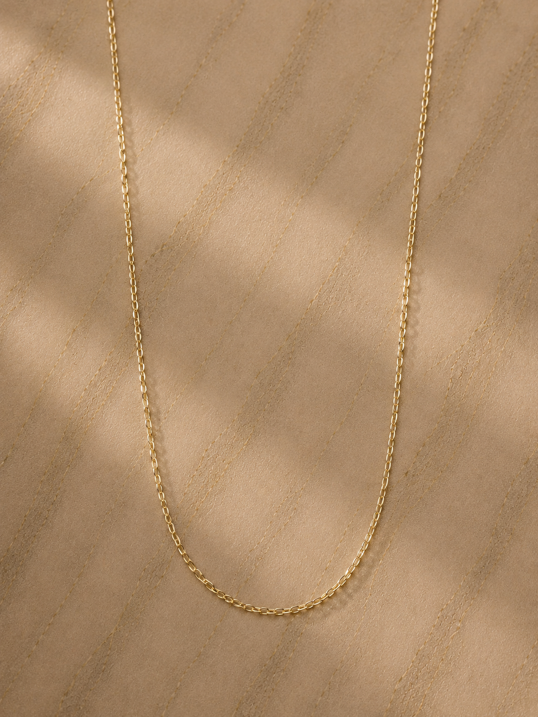 20" Mini Tiffany Necklace - Yellow Gold