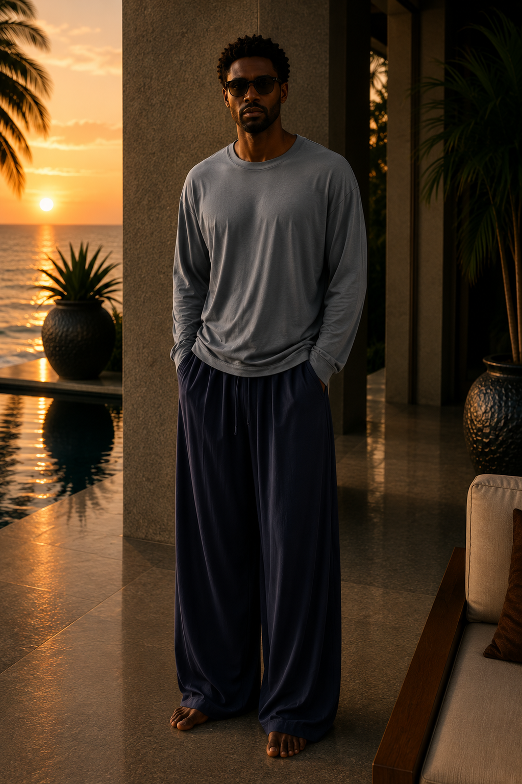 Luxe Supima L/S - Enigma