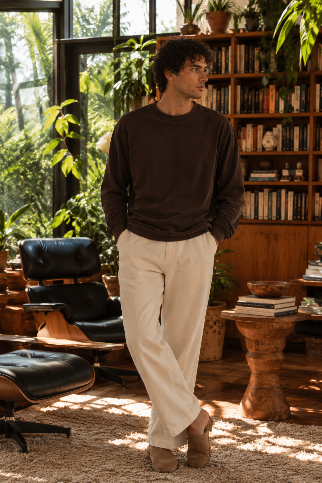 Luxe Supima L/S - Holy Wood