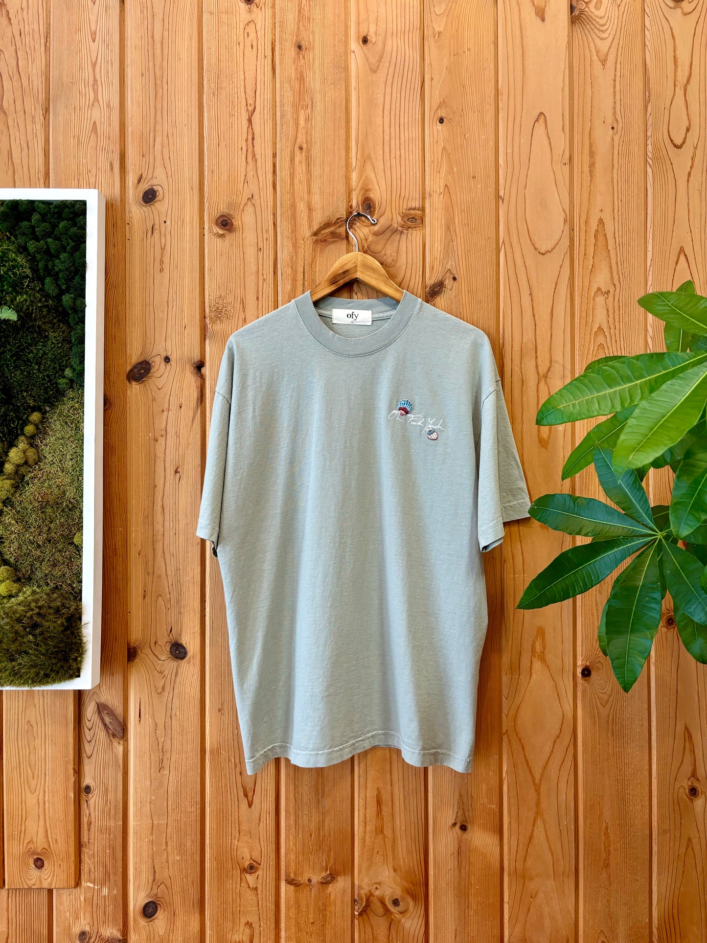 Signature Tee - Sage Shell