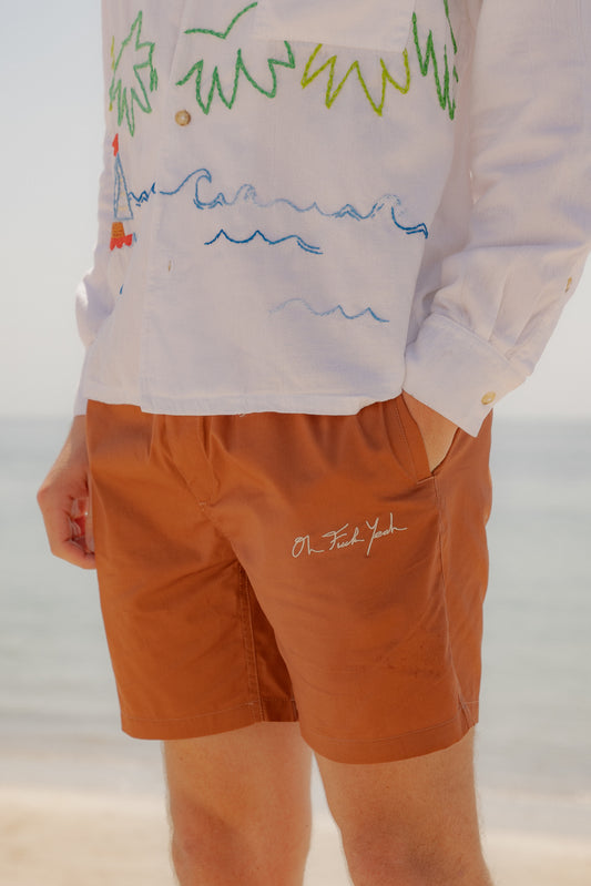 Signature Beach Short - Clay