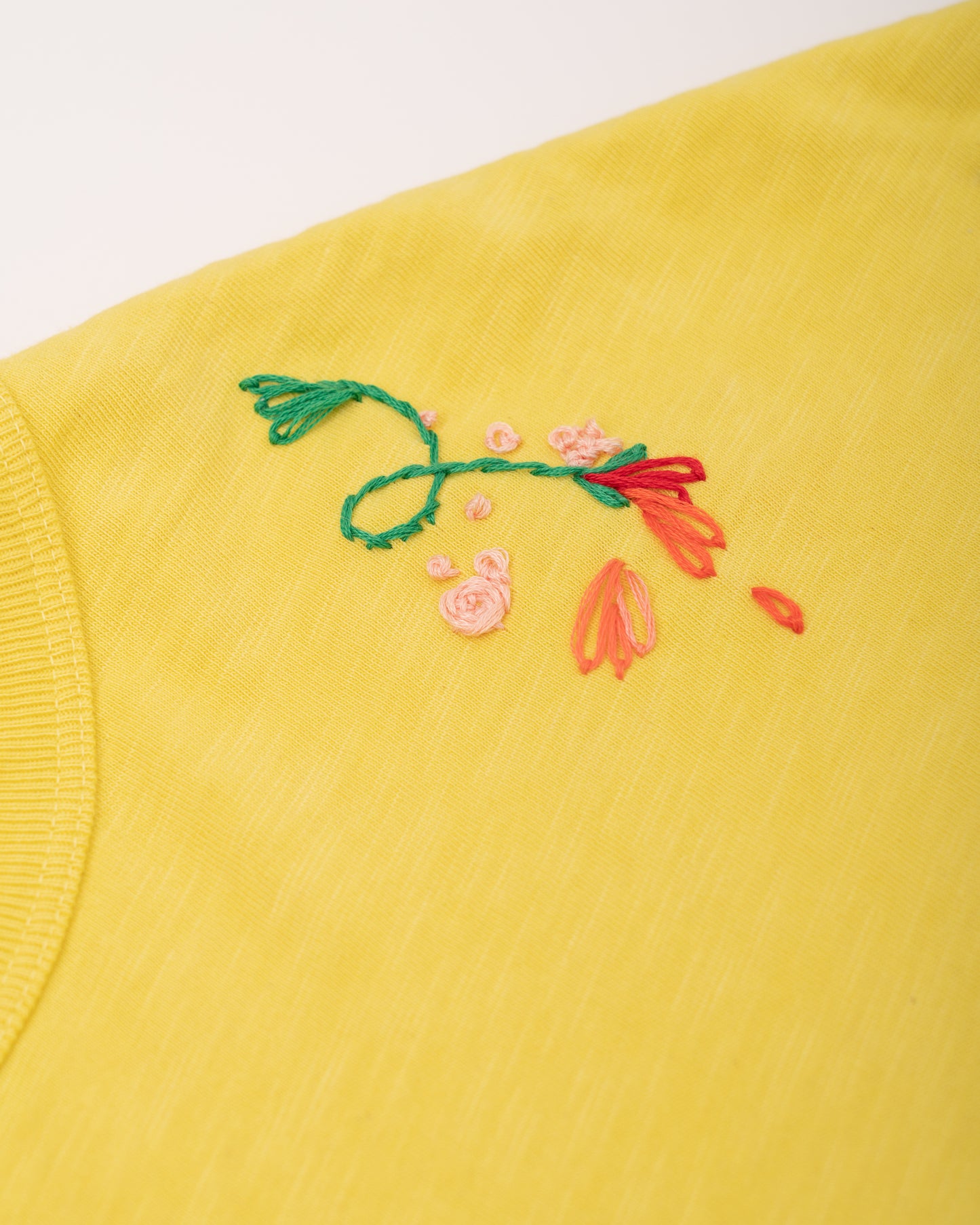 Journey Tee - Yellow Floral