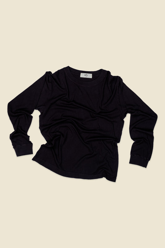 Essential L/S - Black Sand