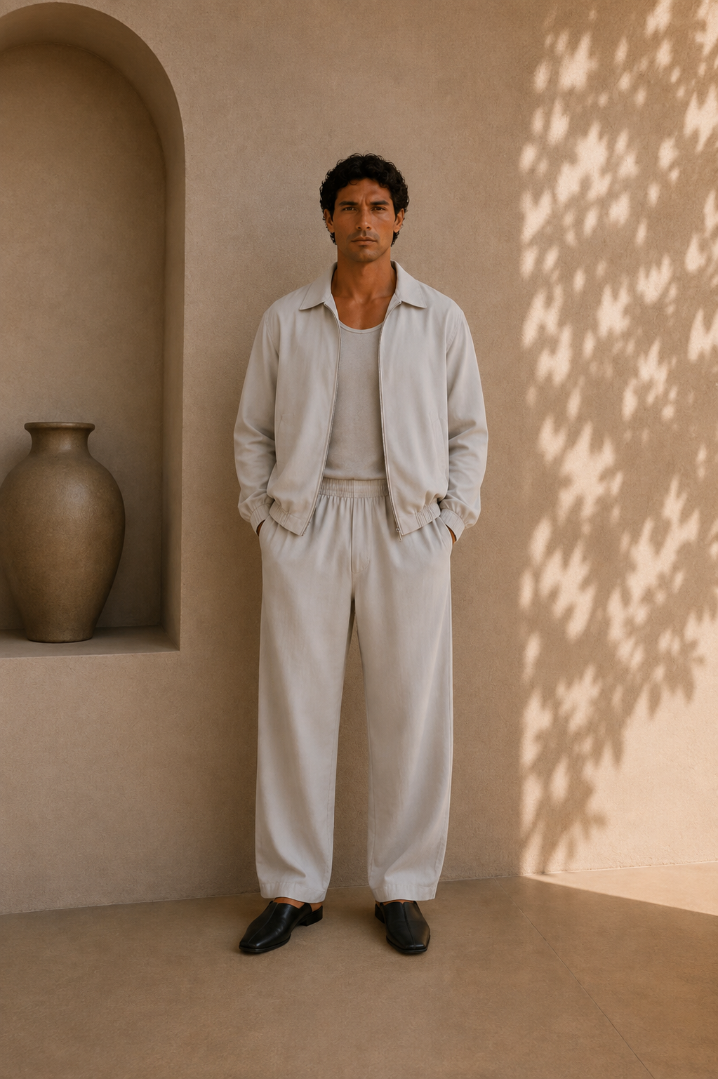 Lightweight Cotton Jacket - Silver Spring