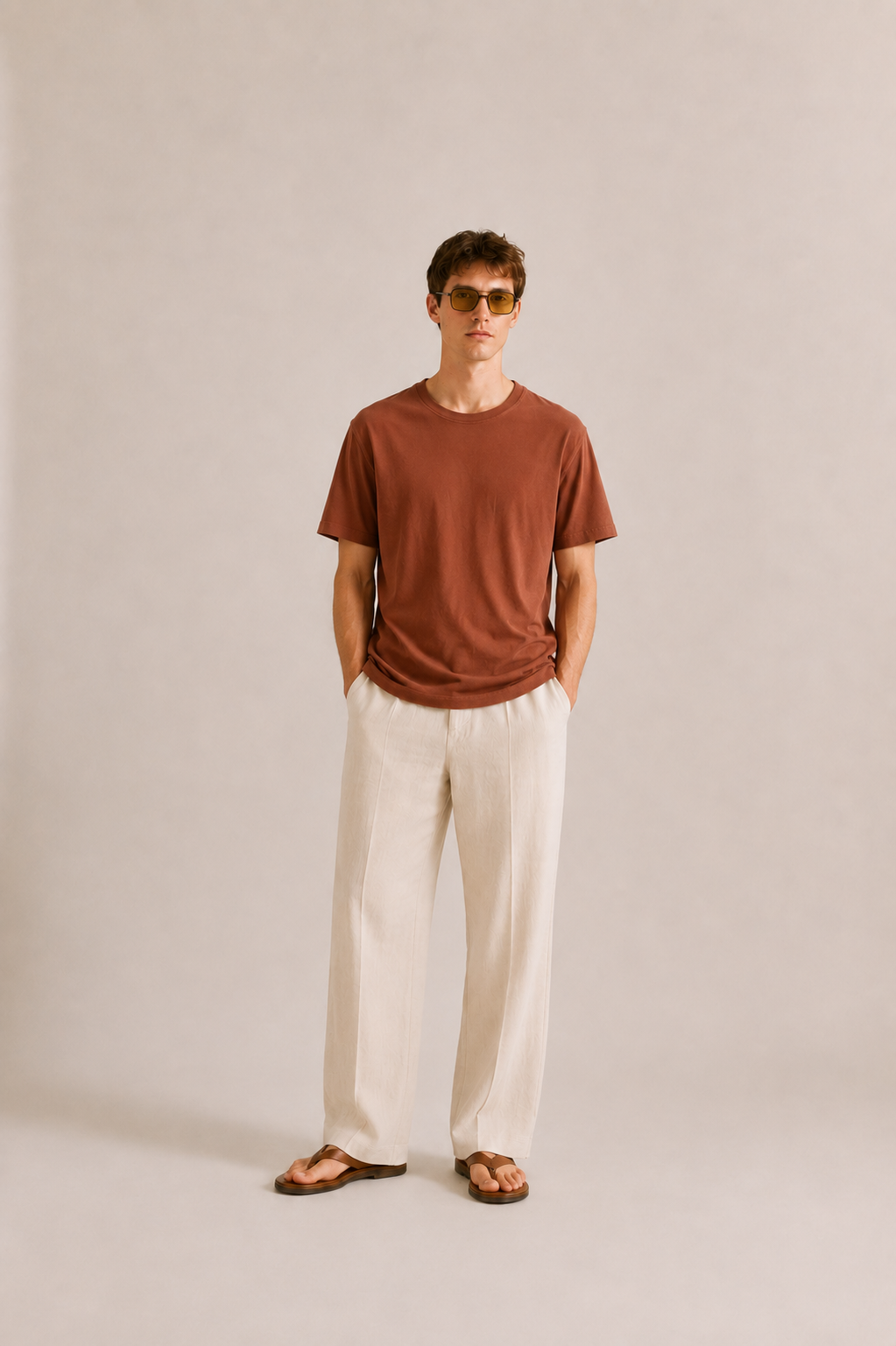 Luxe Supima Tee - Tortoise Shell