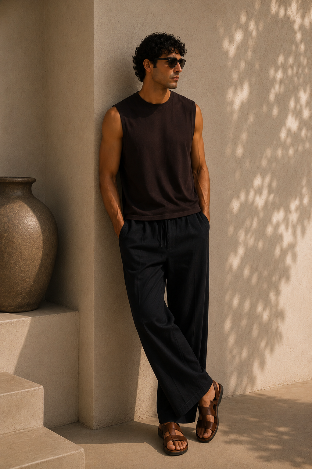 Luxe Ribbed Tank - Holy Wood