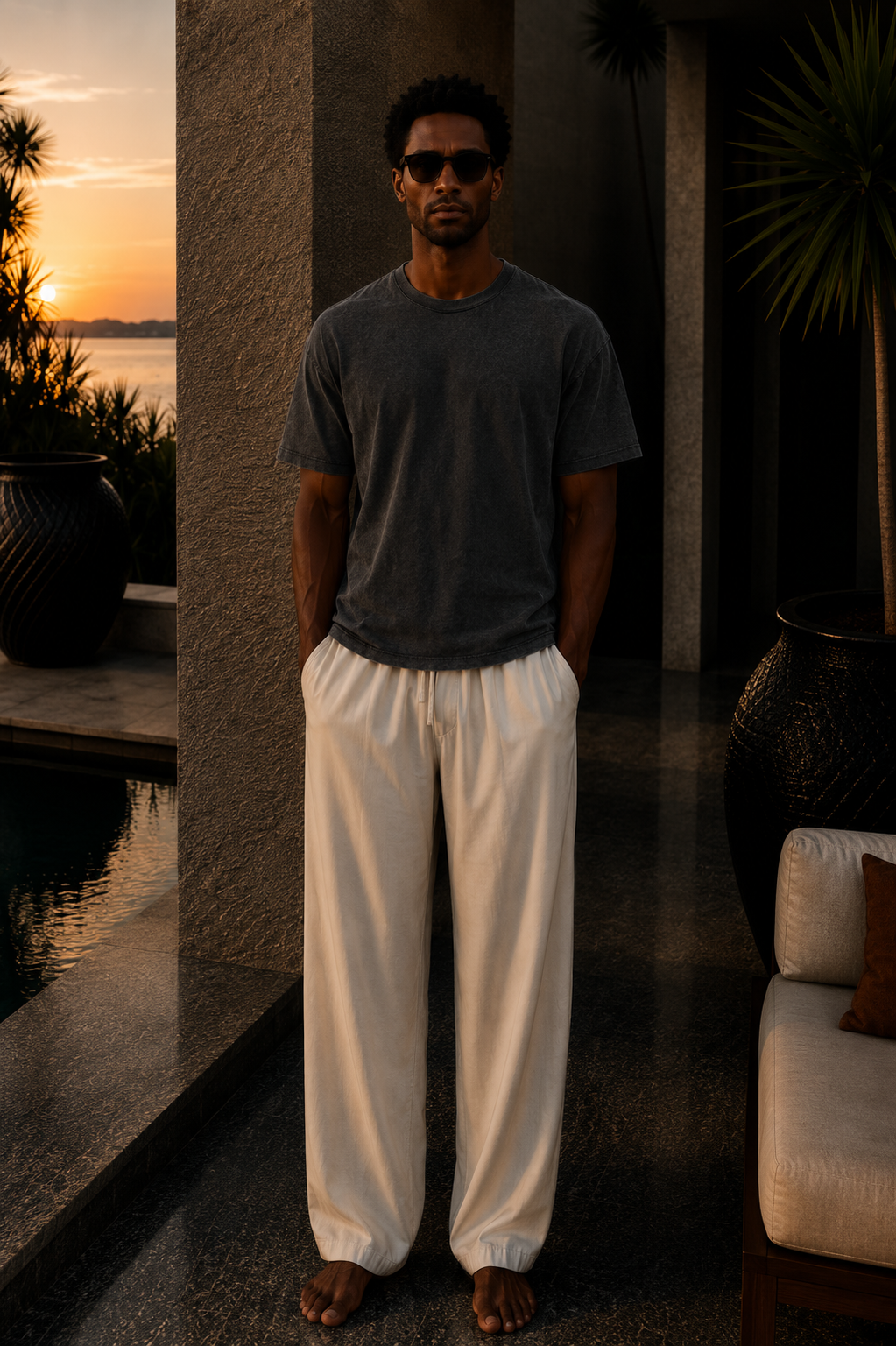 Essential Tee - Midnight Mangrove