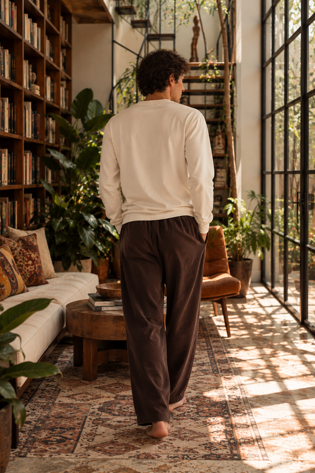 Luxe Supima L/S - Sea Pearl
