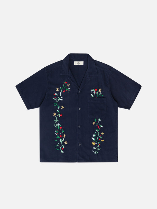Crinkle S/S Shirt - Primary Floral