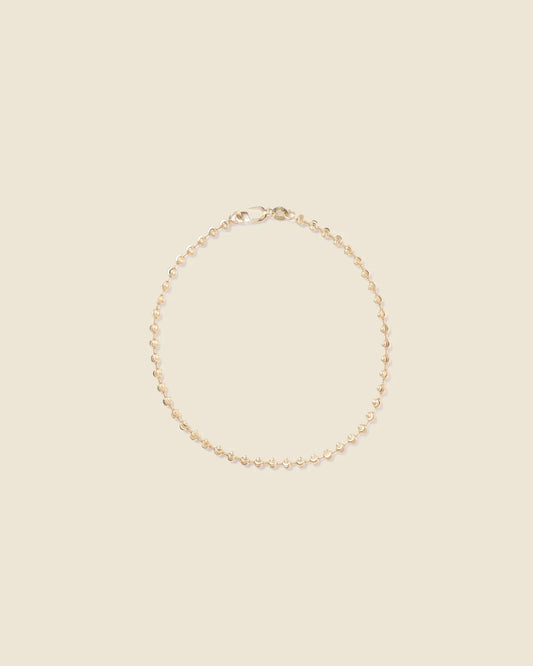 Toilet Chain Bracelet - 18k Gold