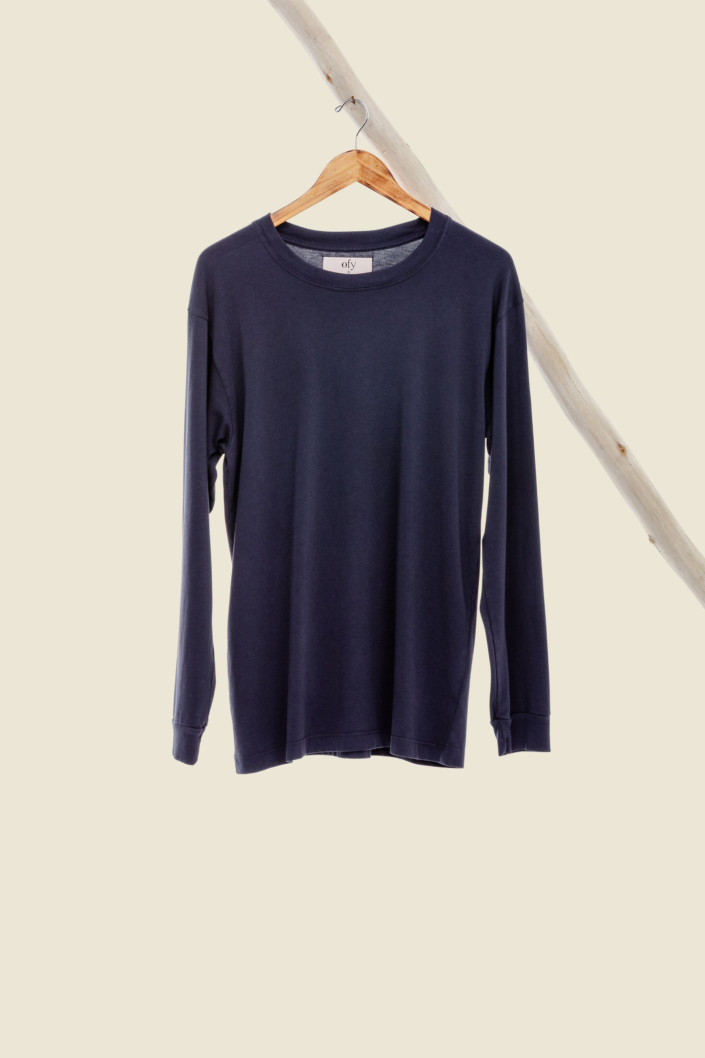 Luxe Supima L/S - Midnight Navy