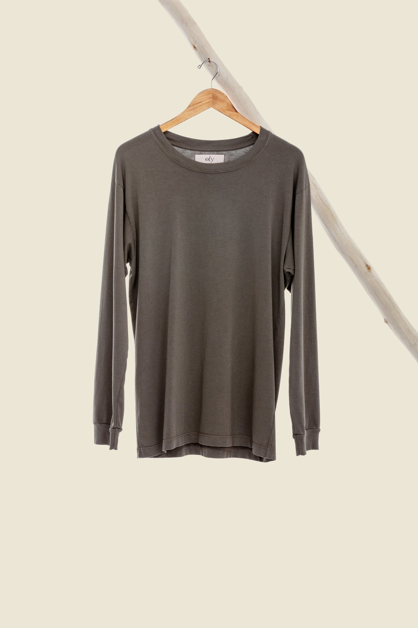 Luxe Supima L/S - Sunkissed Palm