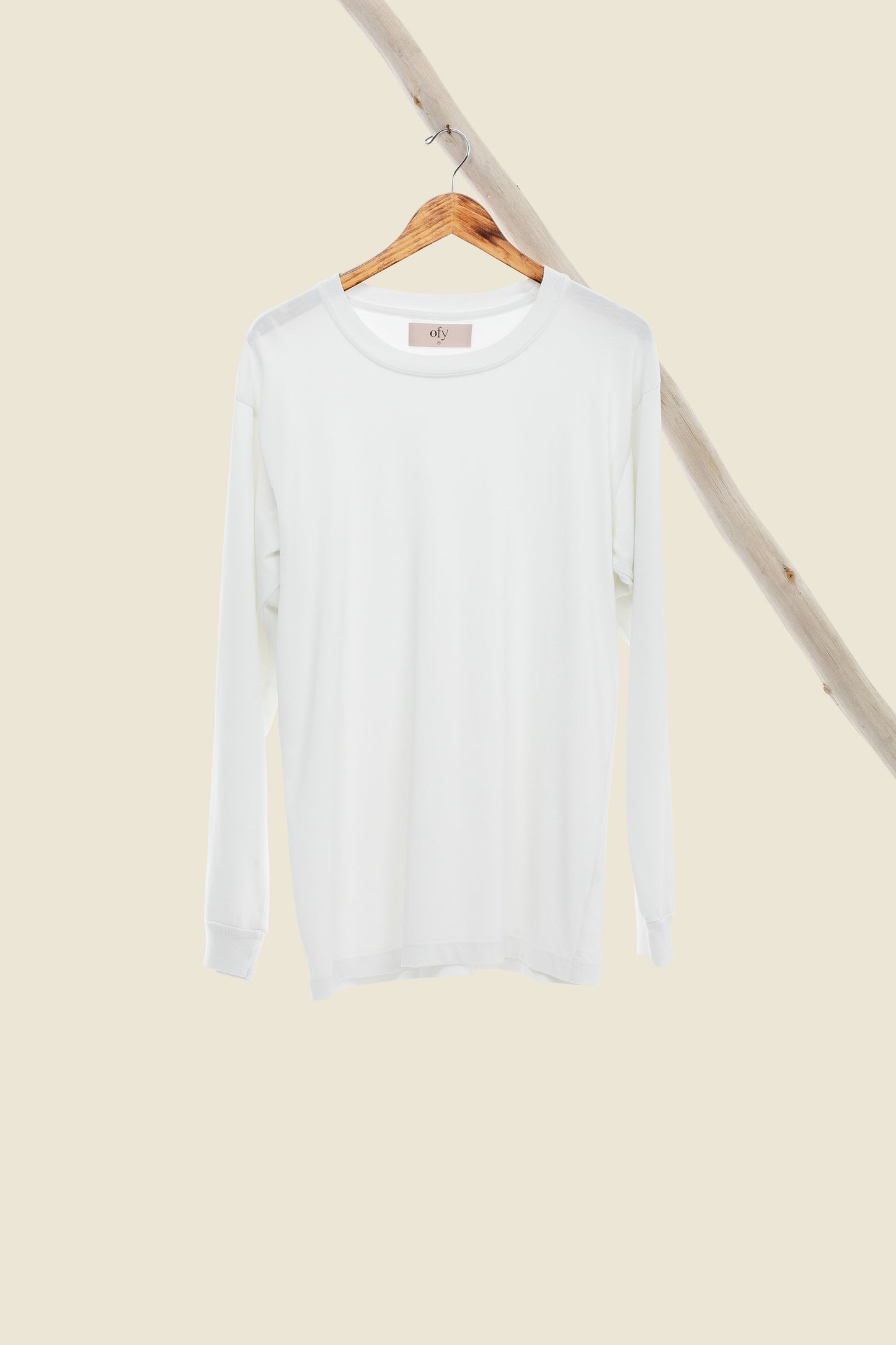 Luxe Supima L/S - Wispy Cloud