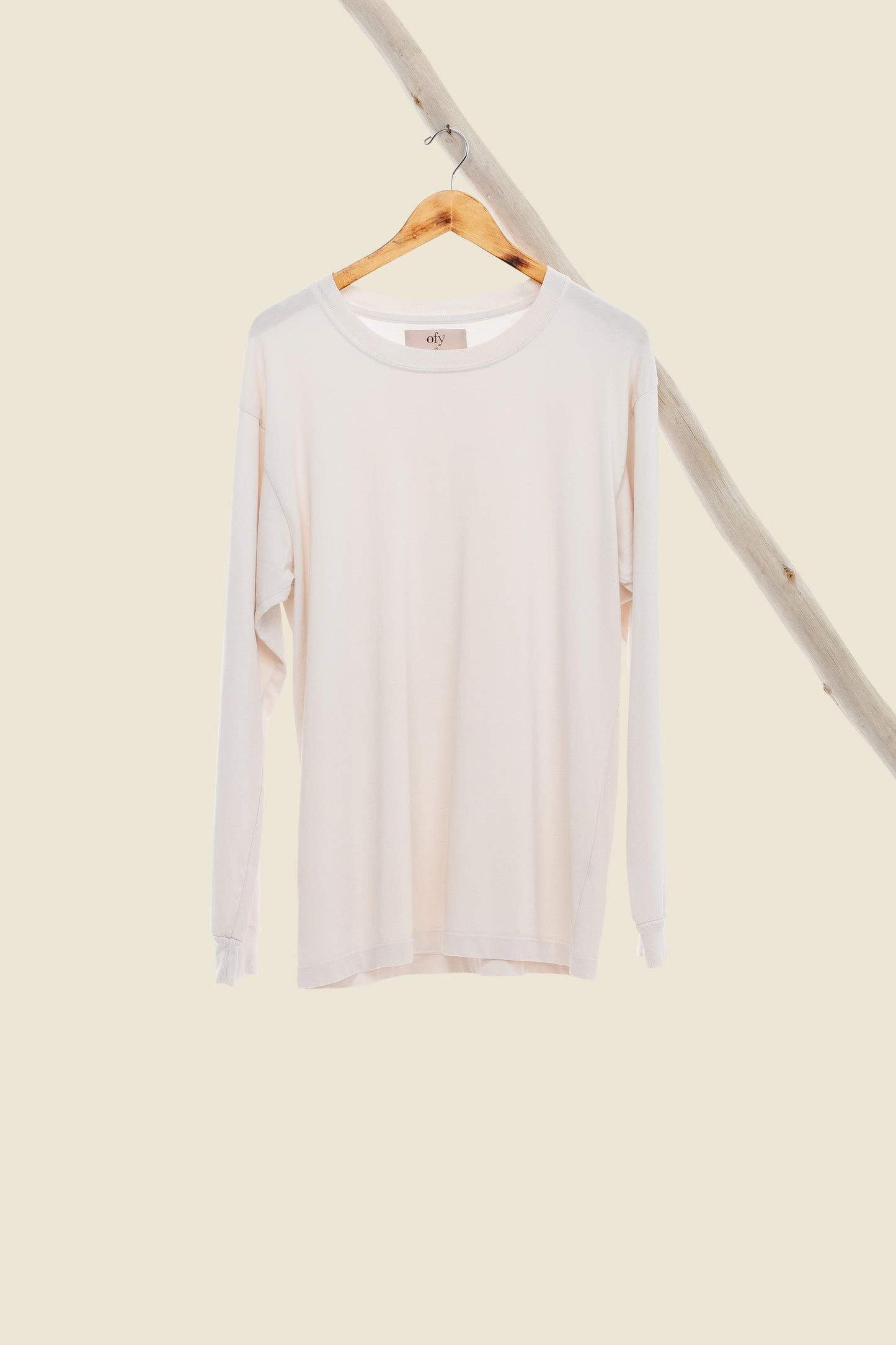 Luxe Supima L/S - Sea Salt