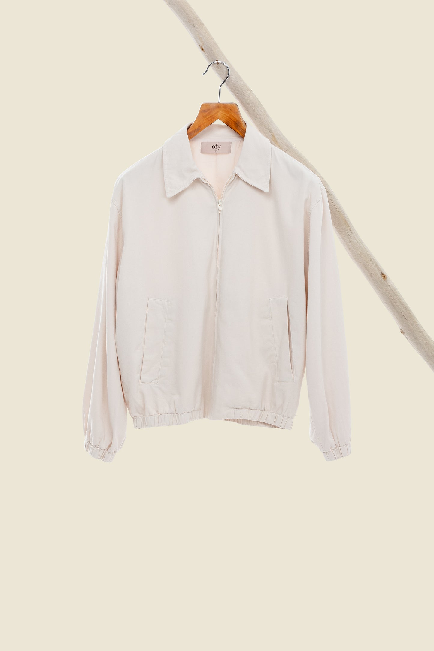 Cotton Twill Jacket - Sea Pearl