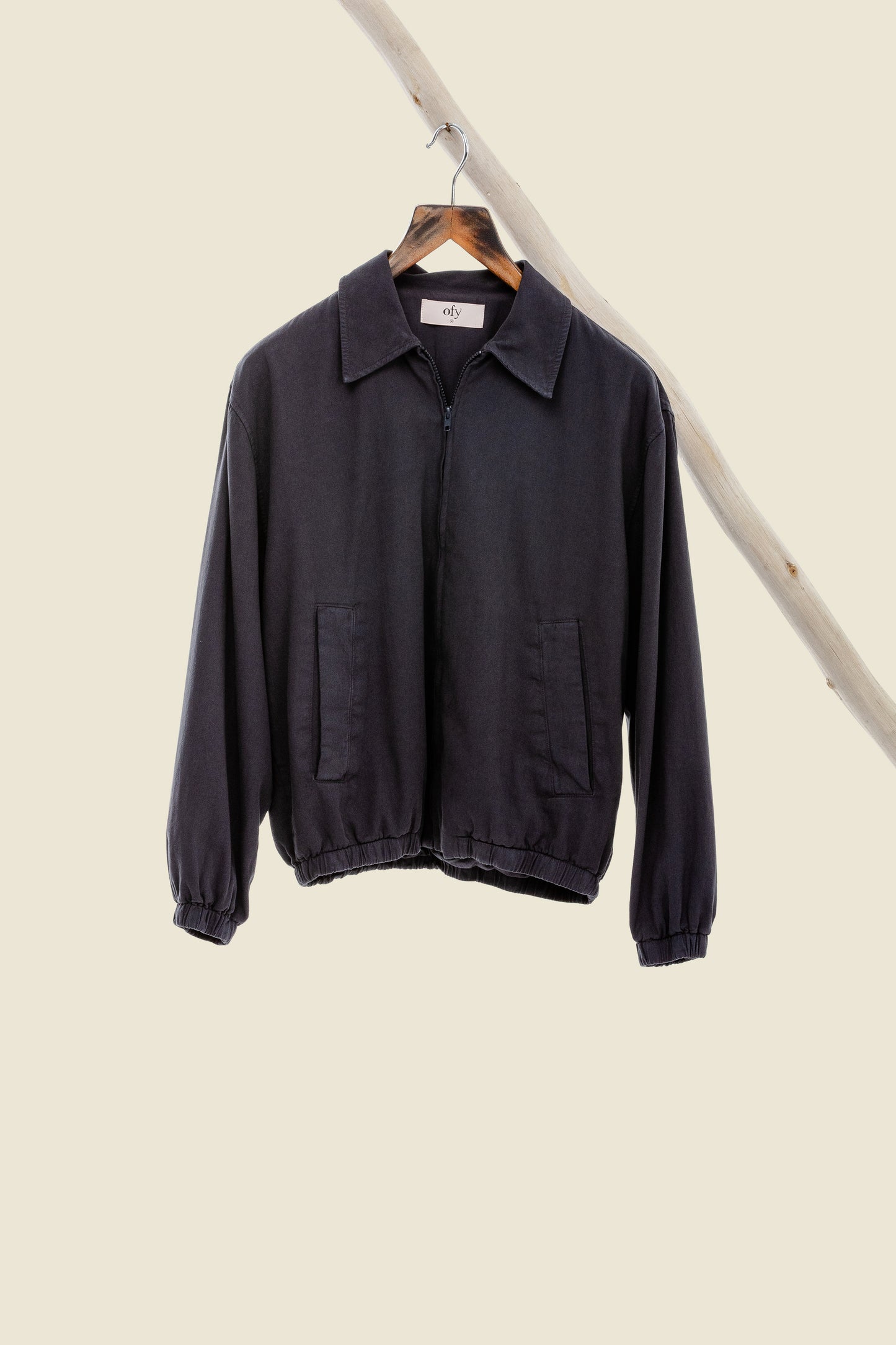 Cotton Twill Jacket - Black Hole